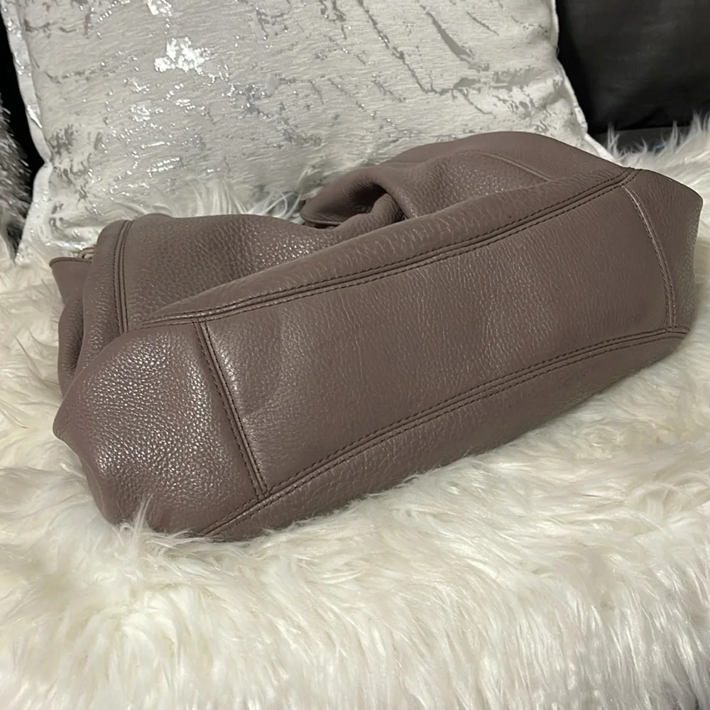 Michael Kors Taupe Leather Shoulder Bag